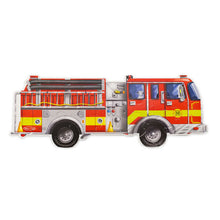 Load image into Gallery viewer, Giant Fire Truck Floor Puzzle