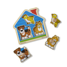 Load image into Gallery viewer, House Pets Jumbo Knob Puzzle - 3 Pieces