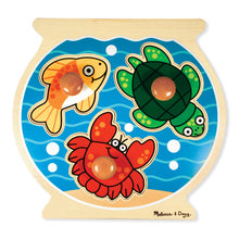 Load image into Gallery viewer, Fish Bowl Jumbo Knob Puzzle - 3 Pieces