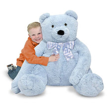 Load image into Gallery viewer, Jumbo Blue Teddy Bear - Plush