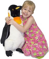 Load image into Gallery viewer, Penguin Giant Stuffed Animal