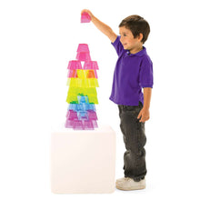 Load image into Gallery viewer, Crystal Color Stacking Blocks (50 pcs)