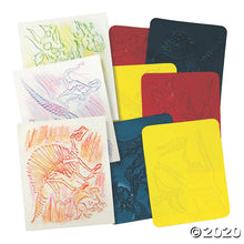 Load image into Gallery viewer, Dinosaurs Rubbing Plates