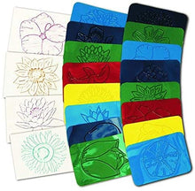 Load image into Gallery viewer, Flowers Rubbing Plates