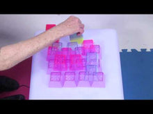 Load and play video in Gallery viewer, Crystal Color Stacking Blocks (50 pcs)