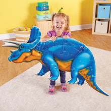 Load image into Gallery viewer, Jumbo Dinosaur Floor Puzzle - Triceratops