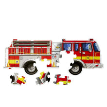 Load image into Gallery viewer, Giant Fire Truck Floor Puzzle
