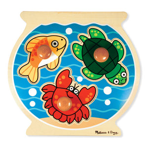 Fish Bowl Jumbo Knob Puzzle -  3 Pieces