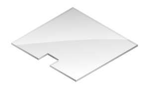 Plexiglass Panel (Modular and Curved Slide)