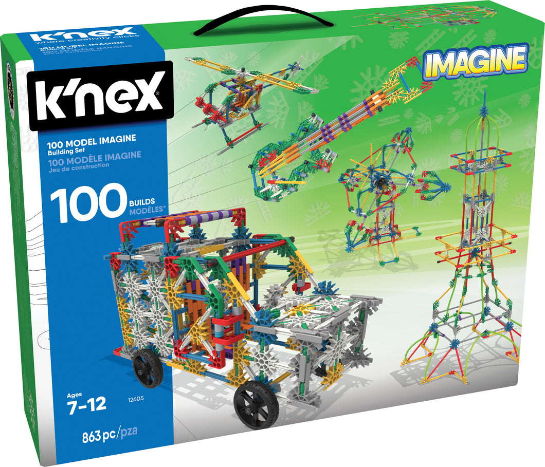 K'NEX Imagine 100 Model Building Set