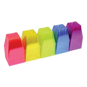 Crystal Color Stacking Blocks (50 pcs)