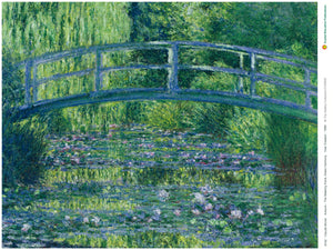 The Water-Lily Pond: Green harmony (Claude Monet, 1899) 睡蓮‧綠色的和諧