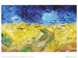 Wheat Field with Crows (Vincent Van Gogh, 1890)     麥田群鴉